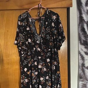 Floral print dress